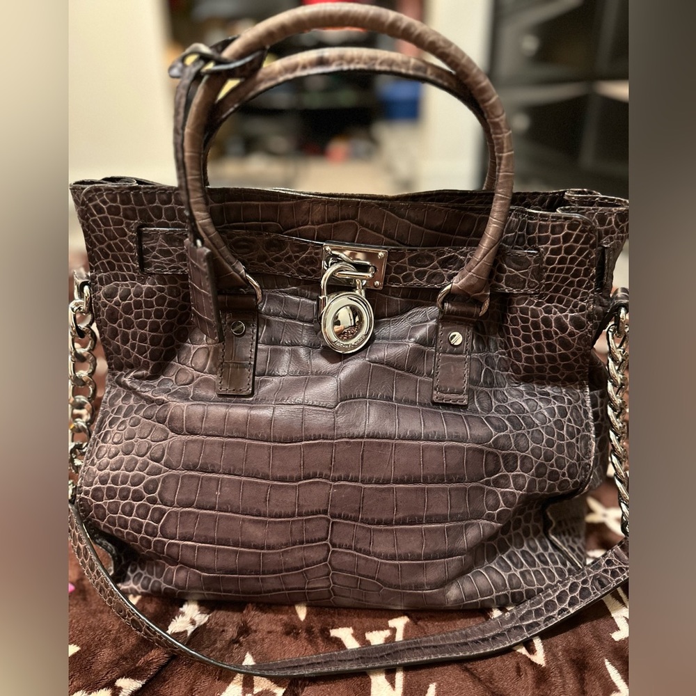 MK Hamilton Bag Medium Size Crocs